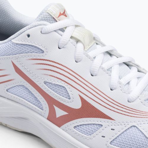 Women's volleyball shoes Mizuno Cyclone Speed 3 white/pink V1GC2180K36_36.0/3.5