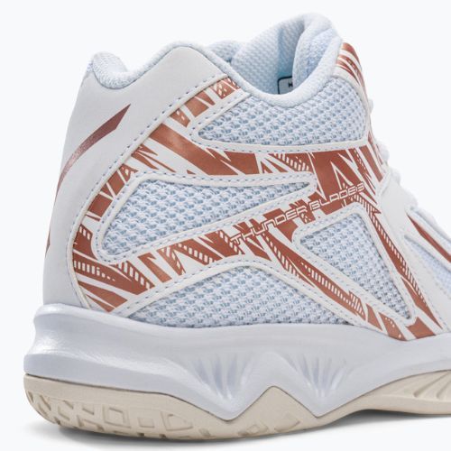 Women's volleyball shoes Mizuno Thunder Blade 3 Mid white V1GC217536