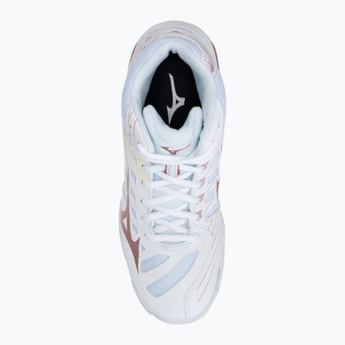 Women's volleyball shoes Mizuno Wave Voltage Mid white V1GC216536