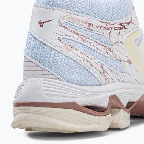Women's volleyball shoes Mizuno Wave Voltage Mid white V1GC216536