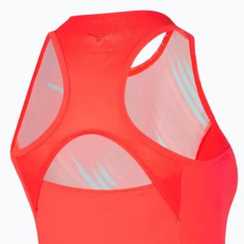 Women's running tank top Mizuno Printed Fierry Coral 62GAA20253