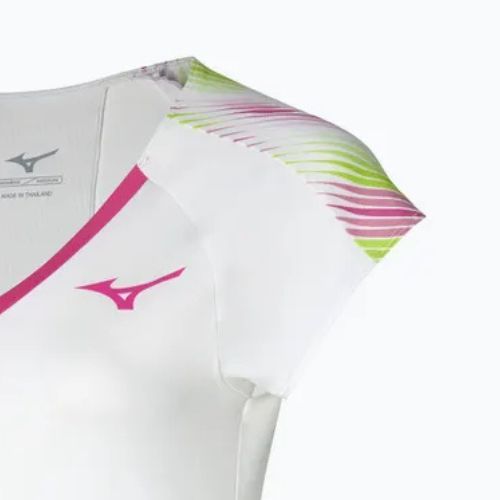 Women's running shirt Mizuno Printed Tee white 62GAA20198
