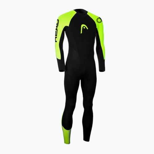 HEAD Head Ow Explorer FS 3.2.2 BKLM men's triathlon wetsuit black/yellow