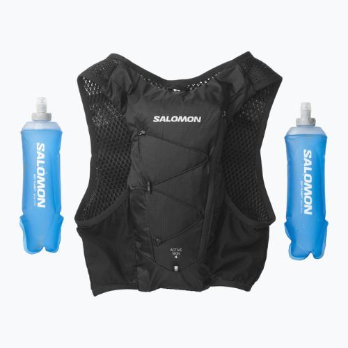 Salomon Active Skin 4 set running backpack black