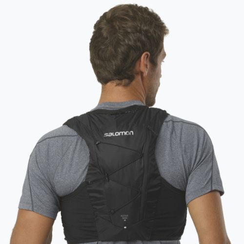 Salomon Active Skin 4 set running backpack black
