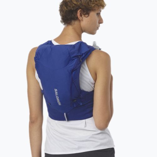 Salomon ADV Skin 12 litre running backpack navy blue LC2011200