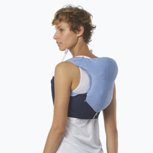Women's running backpack Salomon ADV Skin 5W blue LC2011900