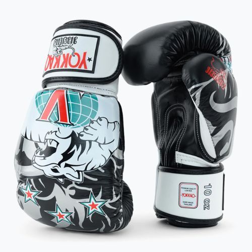 YOKKAO 90'S boxing gloves black BYGL-90-1