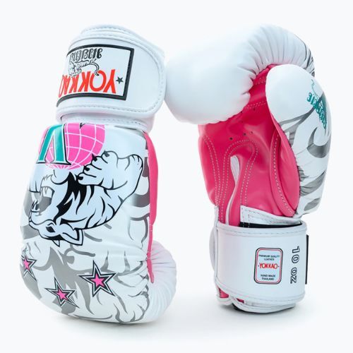 YOKKAO 90'S white boxing gloves BYGL-90