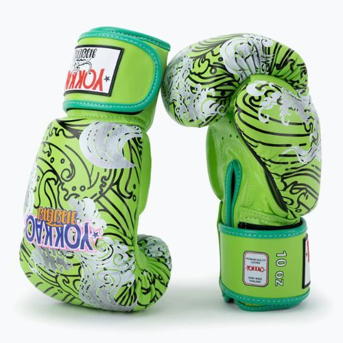 YOKKAO Hawaiian green boxing gloves FYGL-71-20