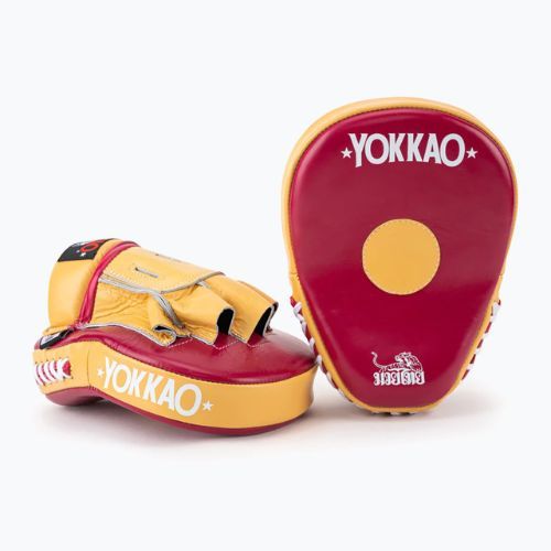 YOKKAO Focus Mitts Open training discs red-yellow FYML-21