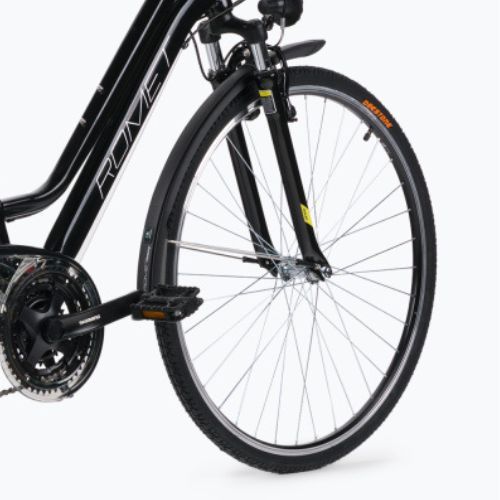 Women's trekking bike Romet Gazela black/yellow R22A-TRE-28-19-P-468