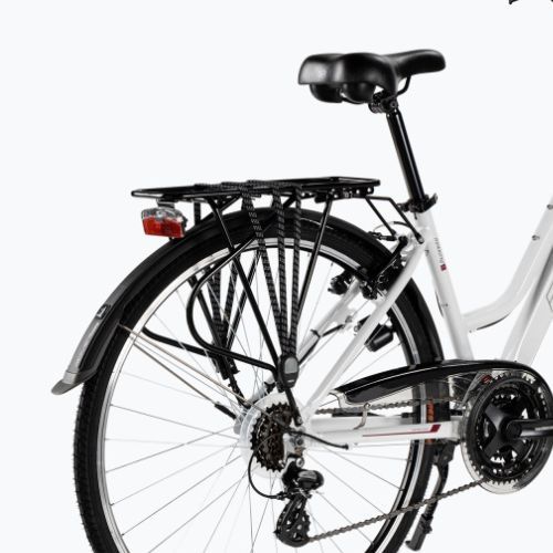 Women's trekking bike Romet Gazela white-purple R23A-TRE-28-17-2866A