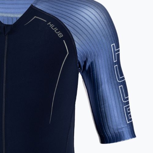 HUUB men's triathlon suit Anemoi Aero + Flatlock black-blue ANEPF