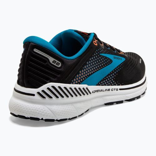 Brooks Adrenaline GTS 22 men's running shoes black-blue 1103661D034