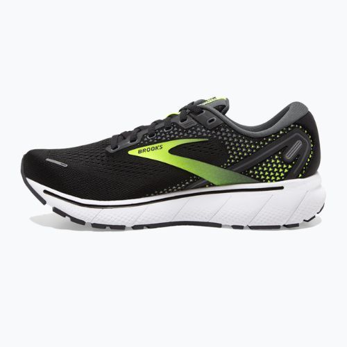 Brooks Ghost 14 men's running shoes black-green 1103691D047