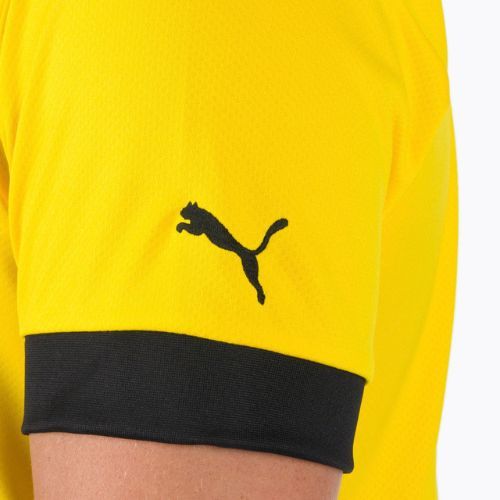 Men's football jersey PUMA Bvb Home Jersey Replica Sponsor yellow and black 765883 01