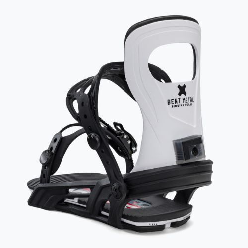 Snowboard Bindings Bent Metal Bolt White