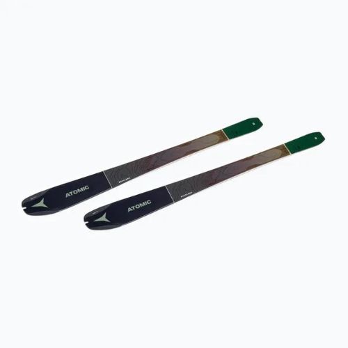 Men's Atomic Backland 95 + Skins black/green skis AAST01604