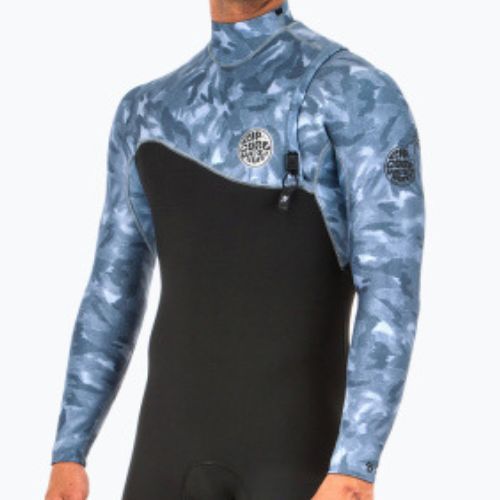 Men's Rip Curl E Bomb Zip Free 4/3 mm Black/Grey WSM8QS Swim Foam