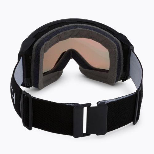 Smith 4D Mag black/chromapop photochromic red mirror ski goggles M00732