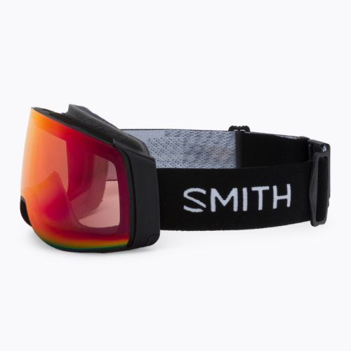 Smith 4D Mag black/chromapop photochromic red mirror ski goggles M00732