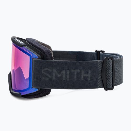 Smith Squad slate/chromapop photochromic rose flash ski goggles M00668