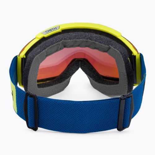 Smith Squad ski goggles neon yellow/chromapop everyday green mirror M00668
