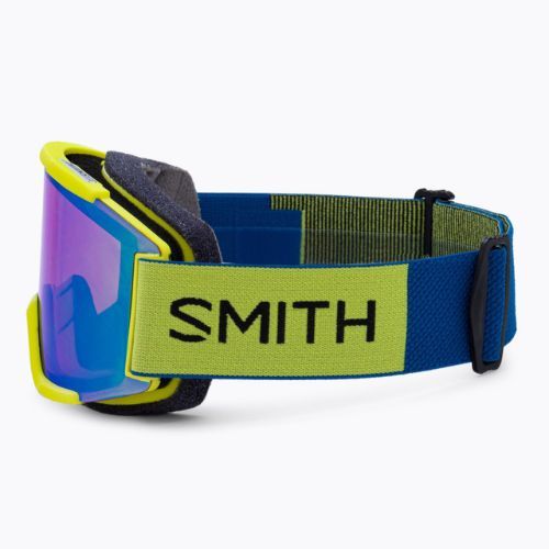 Smith Squad ski goggles neon yellow/chromapop everyday green mirror M00668