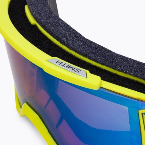 Smith Squad ski goggles neon yellow/chromapop everyday green mirror M00668