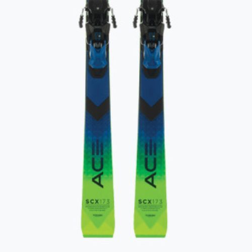 Elan Ace SCX Fusion + EMX 12 downhill skis green-blue AAJHRC21