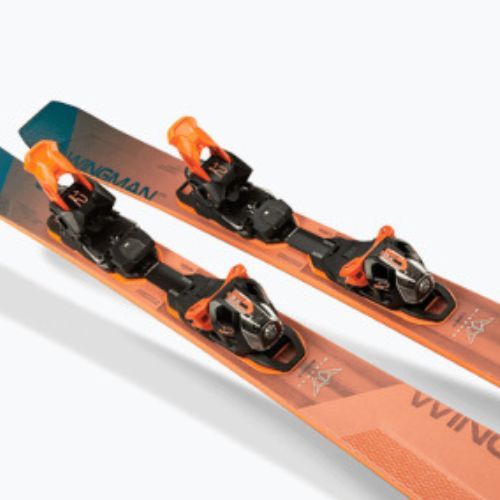 Elan Wingman 82 CTI Fusion + EMX 12 orange-blue downhill ski ABBHBT21