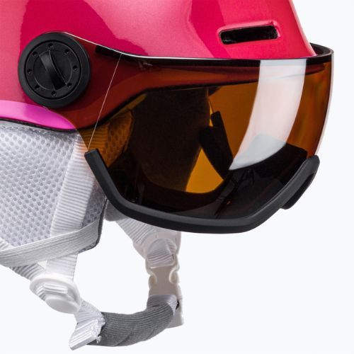 Salomon Grom Visor S2 children's ski helmet pink L39916200