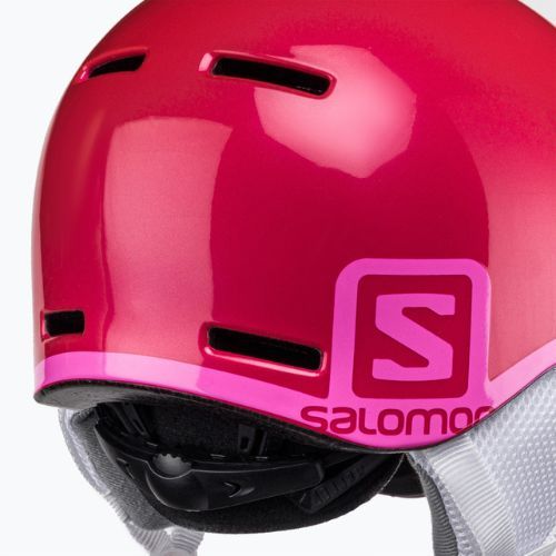 Salomon Grom Visor S2 children's ski helmet pink L39916200