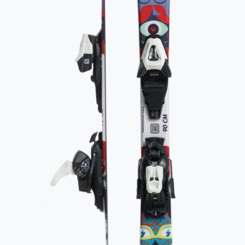 Children's downhill skis Salomon T1 XS + C5 colour L40891100