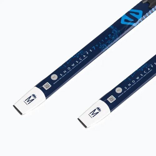 Women's cross-country skis Salomon Snowscape 7 Vitane + Prolink Auto blue L409352PMS