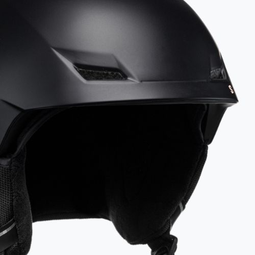 Women's ski helmet Salomon Icon LT black L41160100