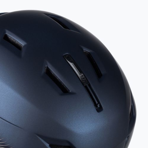 Women's ski helmet Salomon Icon LT Visor Photo Sigma S1-S3 navy blue L41529800