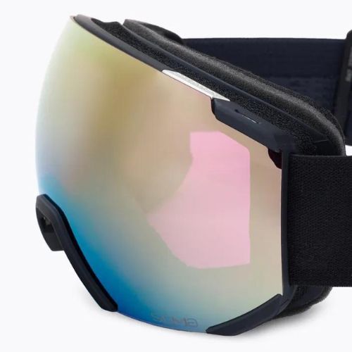 Salomon Radium black/sigma black gold ski goggles L47005000