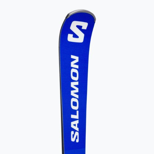 Salomon S Race SL 10 + M12 GW blue and white downhill skis L47038200