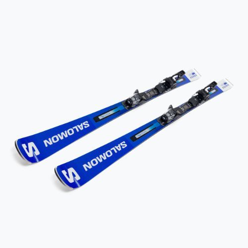 Salomon S Race SL 10 + M12 GW blue and white downhill skis L47038200
