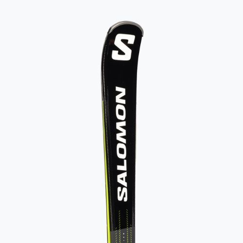 Salomon S Max 10 + M11 GW downhill skis black/yellow L47055700