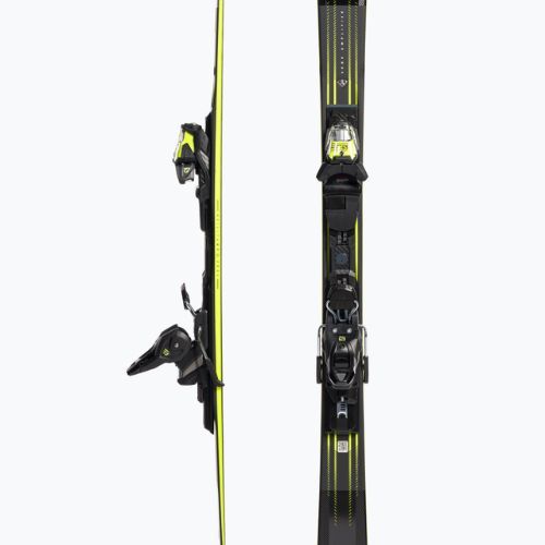 Salomon S Max 10 + M11 GW downhill skis black/yellow L47055700
