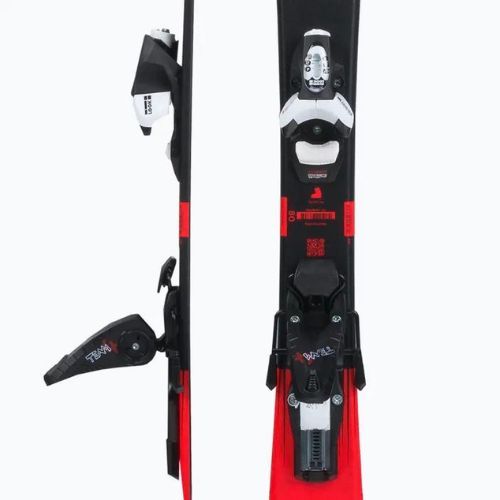 Children's downhill skis Rossignol Hero Pro + Team 4 GW Black Bulk red