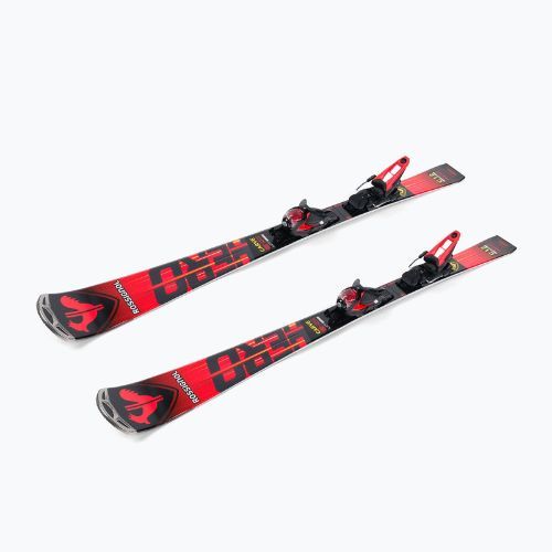 Downhill skis Rossignol Hero Carve K + NX12 red