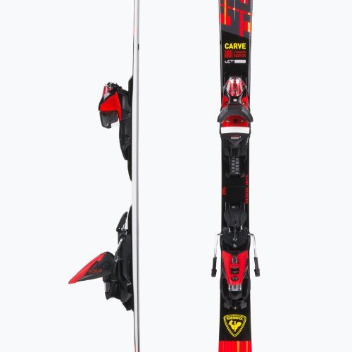 Downhill skis Rossignol Hero Carve K + NX12 red