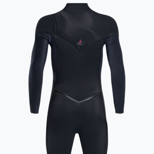 Men's O'Neill Hyperfreak Fire 5/4+ Chest Zip Full A00 Swim Foam Black 5550