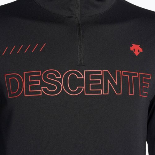 Men's Descente ski sweatshirt Descente 1/4 Zip 93 black DWMUGB28