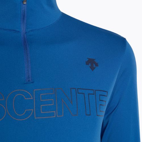 Men's Descente ski sweatshirt Descente 1/4 Zip 52 blue DWMUGB28