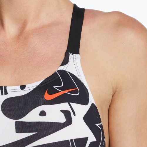 Nike Multiple Print Fastback Women's One-Piece Swimsuit Black NESSC050-001